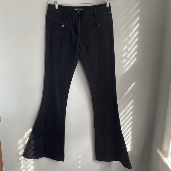 NEW Elizabeth and James Black Bell Bottom jeans - Picture 1 of 7